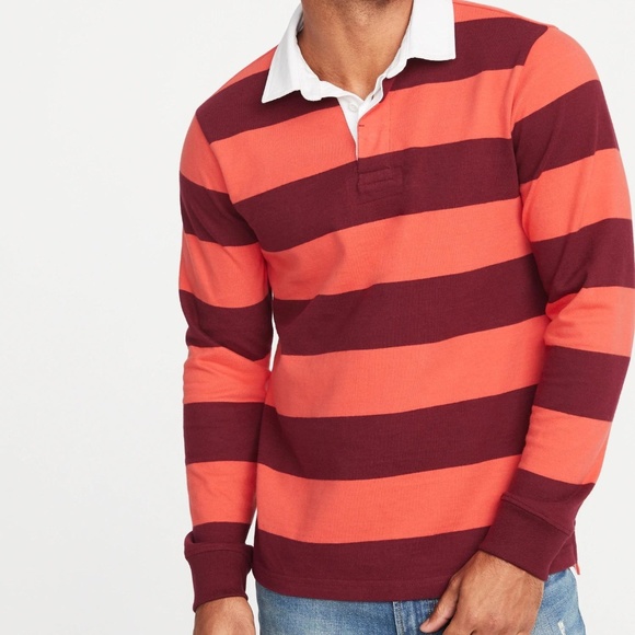 Old Navy Other - Old Navy Bold-Stripe Thick-Knit Jersey Rugby Men's